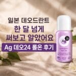 일본 데오드란트 한 달 넘게 써보고 알았어요, Ag 데오24 롤온 후기 Gemini_Generated_Image_ve9xutve9xutve9x