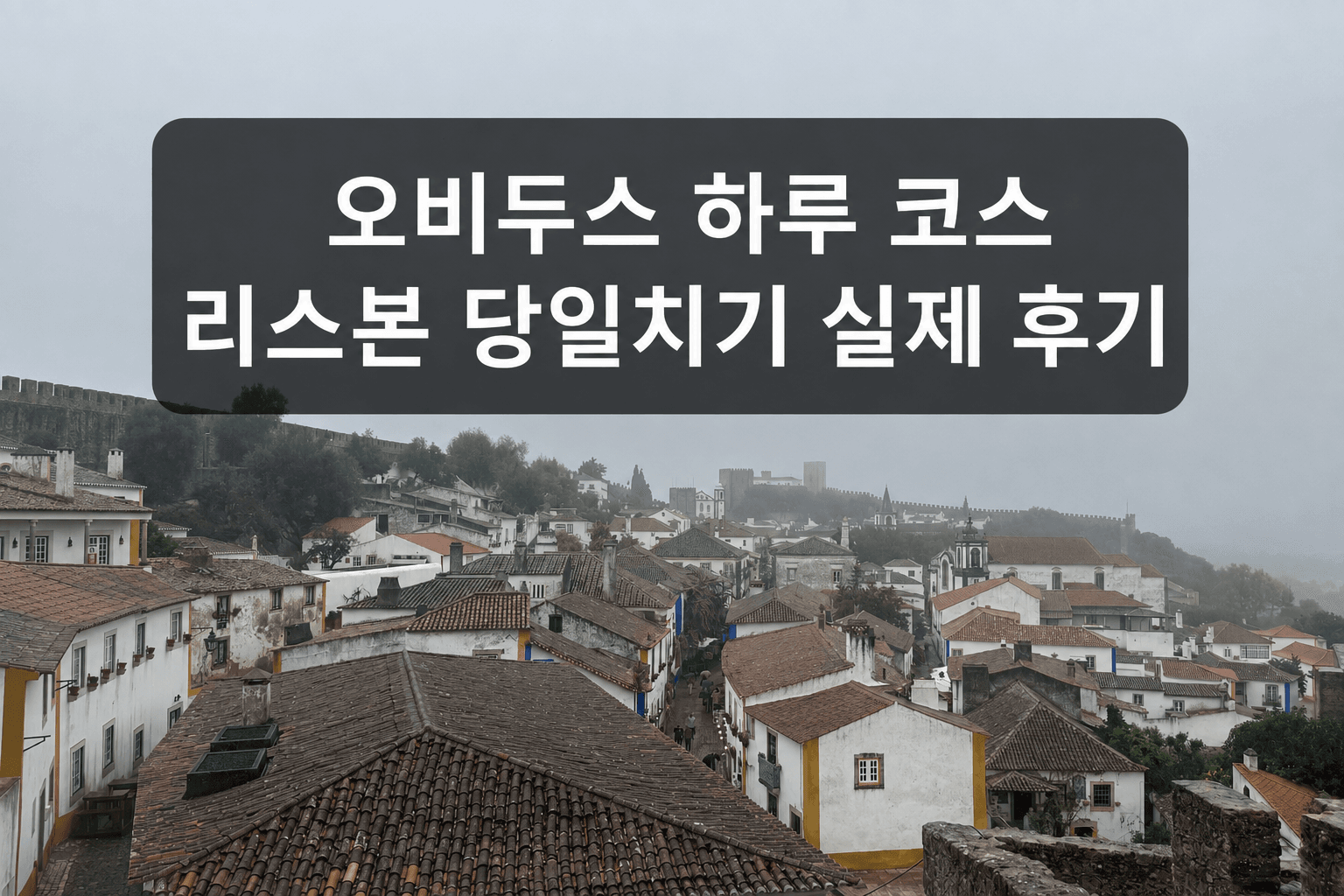 오비두스 하루 코스, 리스본에서 당일치기로 다녀온 실제 후기