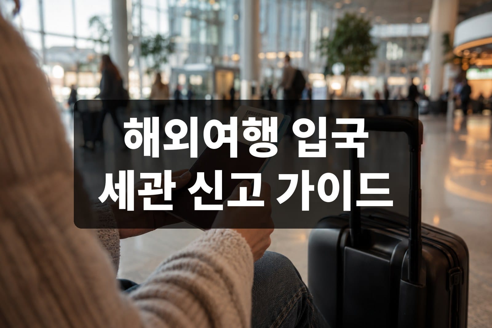 2026 해외여행 입국 세관 신고, 면세 한도와 자진신고 방법