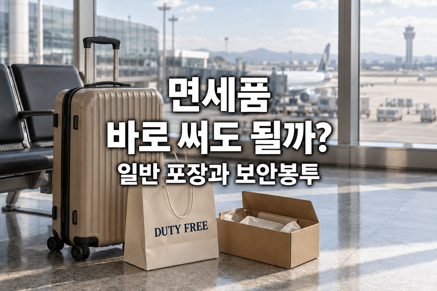 면세품 바로 사용해도 될까? 캐리어·액세서리 경험과 보안봉투 주의사항