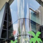 Glass-fronted exterior and Olive Young N sign at the Seongsu store